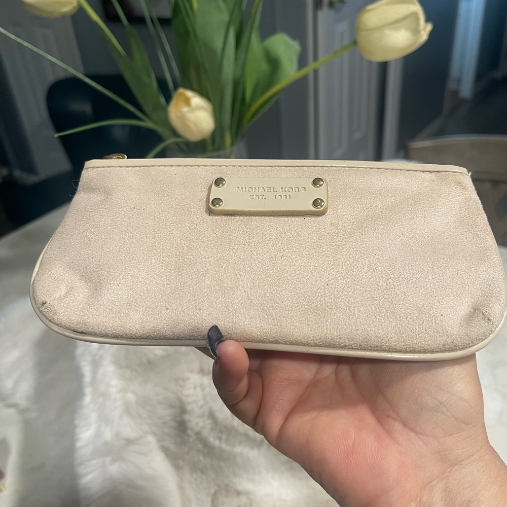 Michael Kors Beige Cosmetic bag